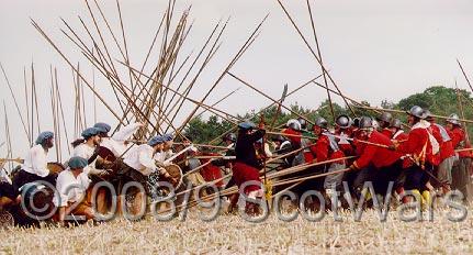 0011.jpg - Loudoun's at Boscoble House 1991, re-enacting the Battle of Worcester 1651